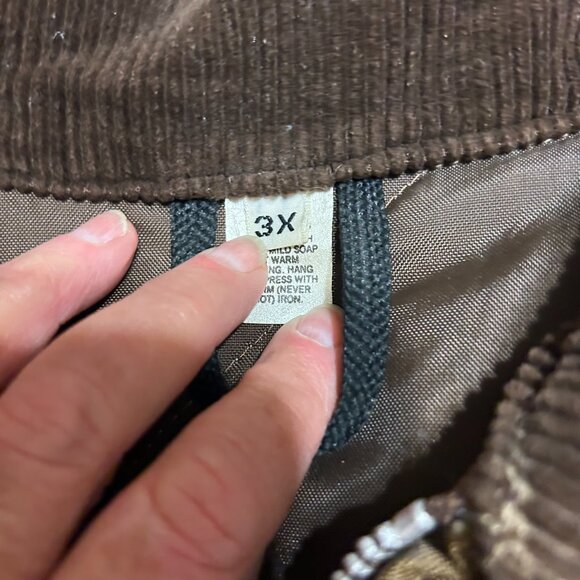 Men's Wick Bomber Jacket. 3X. Chocolate Brown. Preowned. (929) - Picture 5 of 5